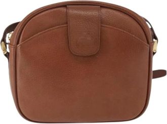 Burberry Pre-owned Cross Body Bags, female, Brown, Size: ONE SIZE Pre-owned Leather Shoulder Bag