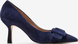 Cole Haan Womens Fidela Buckle Pumps - Blue Size 10.5