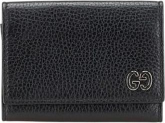 Gucci Tweedehands leren portemonnees - Heren - Vintage Accessoires - Zwart - ONE Size - Leer - Vintage