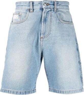 GCDS Denim Casual Blauwe Shorts - Heren - Denim shorts - Blauw - W32 - Denim - Korte Broeken