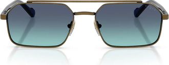 Vogue Sunglasses Vo4356 S 51374 S Antique Gold/Blue Gradient Blue Men