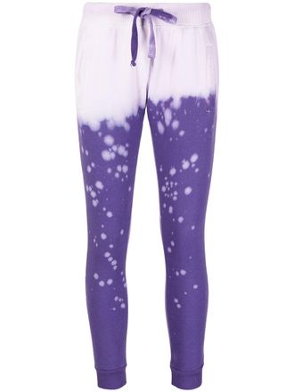 La Detresse Crush acid-wash trackpants - Purple