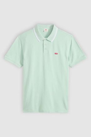 Levi's Polo Housemark - Uomo - L - Verde / Wood Tipping Green Pique