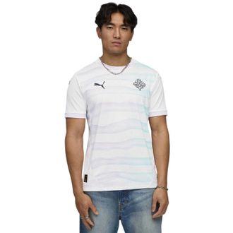 Puma Unisex-uittenue voor volwassenen 2025 IJsland (Wit, Marine)