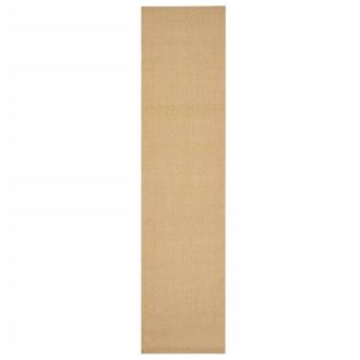 Berkfield Home Rug Natural Sisal 80x350 cm in Light Tan | Size: Medium