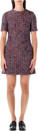 Gucci Short Dresses, female, Multicolor, Size: M Mini Dress Tweed