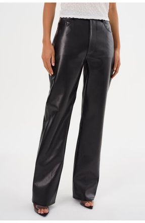 LaMarque Demora | Recycled Leather Pants in Black at Nordstrom, Size 26 32