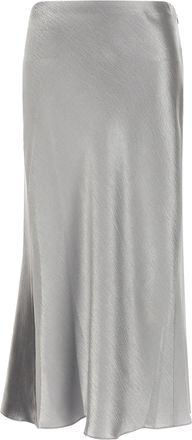 Tory Burch Satin Gonne Grigio-Donna