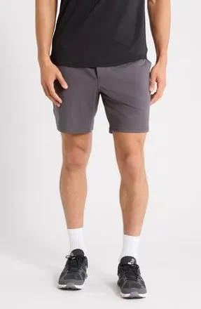 Zella All Day Knit 8-Inch Shorts in Grey Forged at Nordstrom Rack, Size Xx-Large