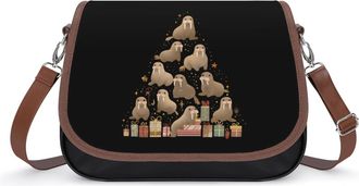 Generic Walrus Christmas Ornament Tree Fashion Womens Crossbody Bags Novelty Handbag Shoulder Bag Purse