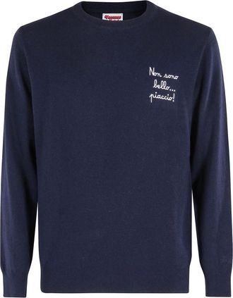 MC2 Saint Barth Heren, Truien, Blauw, Maat: 2XL Wol