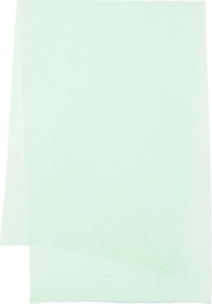Emporio Armani Sciarpa con effetto plissettato - Verde