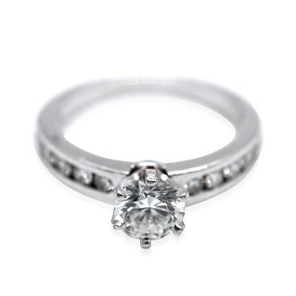 Tiffany & Co. Pre-Owned Tiffany & Co. Diamond Engagement Ring in Platinum G VVS1 1.05 CTW