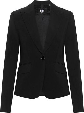Riani Elegante Blazer voor Elke Gelegenheid - Dames - Blazers - Zwart - 2XL - Leer - Jassen