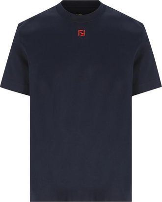 Fendi Logo-embroidered T-shirt
