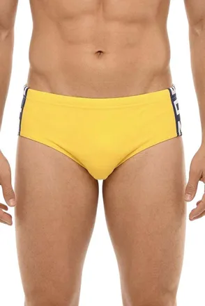Dsquared2 Yellow Logo Swim Shorts
