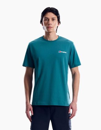 Berghaus Mens Berghaus Mens Class Logo Short Sleeve T-Shirt - Northern Storm - Size: 42