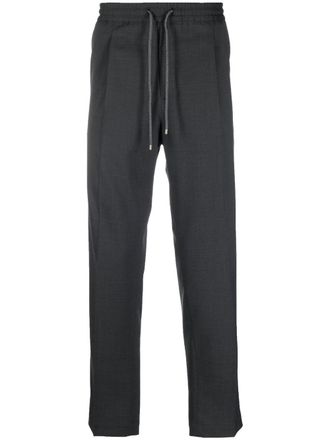 BRIGLIA 1949 Wimbledon drawstring-waist trousers - Grey
