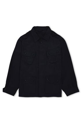 Fortela Elias Cotton Jungle Jacket in Blue at Nordstrom, Size Xx-Large Eu