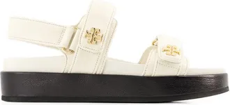 Tory Burch Womens Kira Sport Sandal White Lambskin