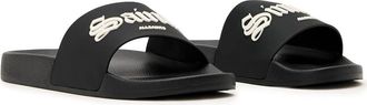 AllSaints Saint Slide Sandal in Black at Nordstrom, Size 11
