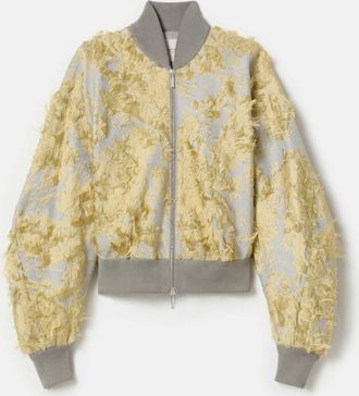 Lafayette 148 New York Doleman Bomber In Grey Multi