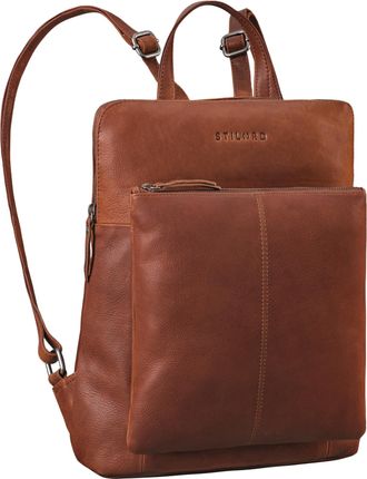 STILORD Jenny Gorgeous Leather Backpack Womens Small Travel Backpack Ladies backpacks for Women Daypack Vintage Genuine Leather Rucking Bag, Colour:sila - bro