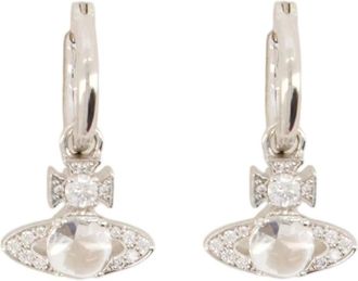 Vivienne Westwood Ondina Hoop Oorbellen - Dames - Accessoires - Grijs - Maat: ONE Size