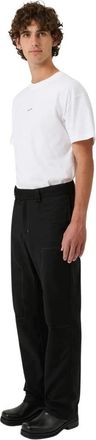 Soulland Emery broek - Heren - Straight fit broeken - Zwart - M/L - Katoen - Broeken