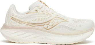 Saucony Womens Ride 18 Running Shoe In Vanilla