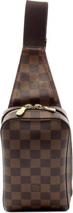 Louis Vuitton Pre-owned Womens Avenue Sling Checkered Bag - Brown Textile - One Size