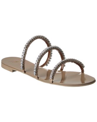 Giuseppe Zanotti Roll Leather Sandal