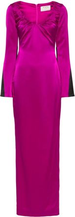 V:PM ATELIER Anya maxi dress - women - Polyester/Spandex/Elastane/Polyester/Spandex/Elastane - 38 - Purple