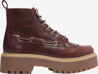 Timberland Stone Street leren enkellaarzen met platform