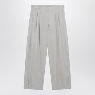 The Row Iven trousers in smoke grey silk blend