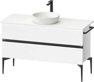 Duravit Duravit - Sivida Consola Mueble Bajo Lavabo, 2 Cajones, Tirador