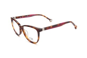 Carolina Herrera Womens 53mm Black-Beige Havana Eyeglasses VHE770K-0752-53