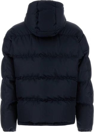 Prada Mens Re-Nylon Down Jacket Navy Poliammidericiclata