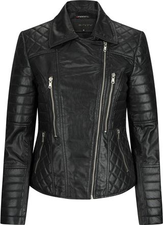 TruClothing Leather Biker Rock Slim Fit Jacket