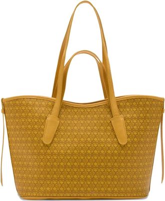 Coccinelle Borsa tote con monogramma - Giallo