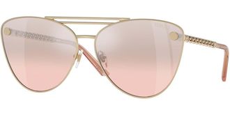 Versace VE2267 12527E Womens Sunglasses Gold Size 64
