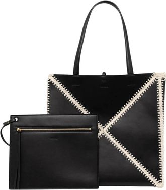 Nanushka Origami Tote - Dames - Shoppers - Zwart - ONE Size - Polyester - Tassen