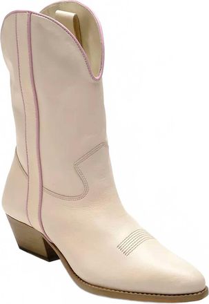 Free People Womens Borderline Western Booties In Plaster