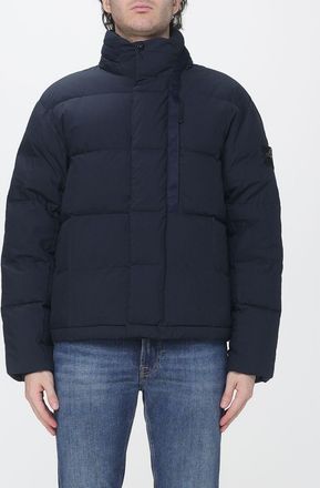 Stone Island Hooded Padded Jacket in Recycled Nylon with Logo