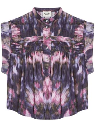Isabel Marant Leaza top - Paars