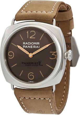 Officine Panerai Radiomir Venti Hand Wind Brown Dial Mens Watch PAM02020