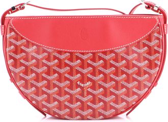 Goyard Hirondelle Shoulder Bag Coated Canvas and Leather