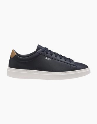 HUGO BOSS Mens BOSS Black Kieran Tenn allt Trainers 403 Dk Blue - Size: 11