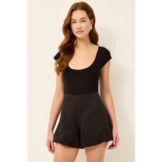 Marie Oliver Roxy Short in Black at Nordstrom, Size 8