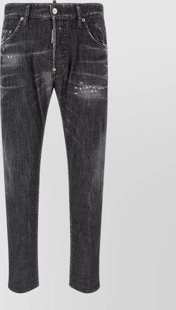 Dsquared2 skater jeans distressed detailing belt loops